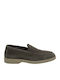 Loafers Leder Herren Freizeitschuhe Gray