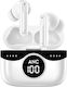 Blavec BW-04 In-ear Bluetooth Handsfree Earphones with Charging Case White
