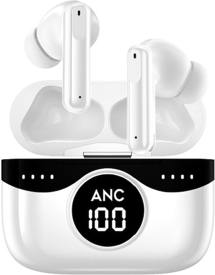 Blavec BW-04 In-ear Bluetooth Handsfree Earphones with Charging Case White