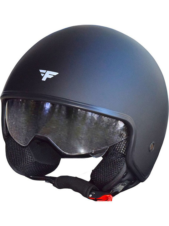 Faseed 669 Black Matt Κράνος Μηχανής Jet ECE 22.06