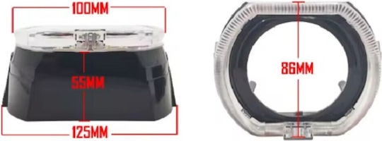 Car Headlight Angel Eye Ring 12V White Color