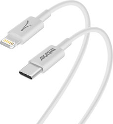Usb-c Kabel Zu Blitzkabel 20w Lade Synchronisation Eco-Design Akashi Weiß