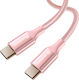 Swissten USB Type-C To USB Type-C Braided Anti-...