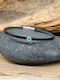 Hillas Men's Bracelet Handcuffs with design Eye made of Leather