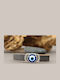 Hillas Men's Bracelet Handcuffs with design Eye made of Leather