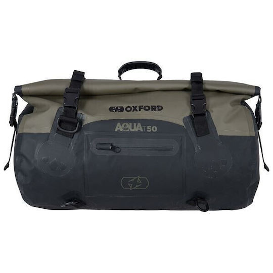 Τσαντα Aqua T-50 Roll Bag Khaki Black Ol402 Oxford