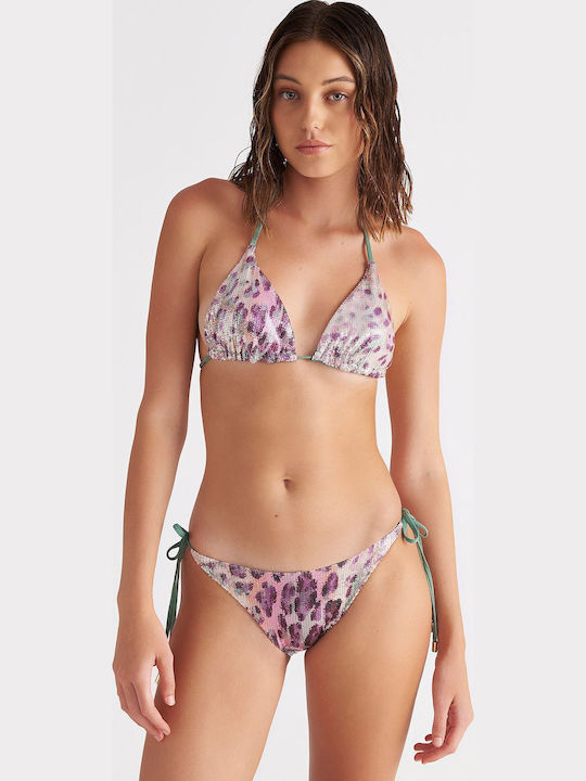 Bikini Inferioare cu Dantelă Verde