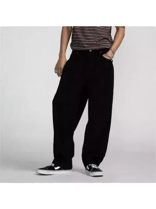 Παντελόνι σε Relaxed Εφαρμογή Black