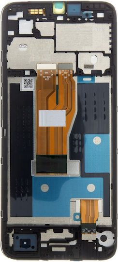 Οθόνη Display + mit Touch-Mechanismus und Rahmen für Realme C33 (Schwarz)