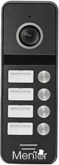 Post Exterior Interfon Video 4 Familii Wireless Wifi Ip65 2mp Full-hd Ir 4 Butoane Mentor Sy066