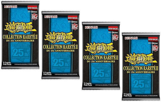Yu-Gi-Oh Set 4 Boostere Rare II 25th Anniversary Collection Cărți Multicolore