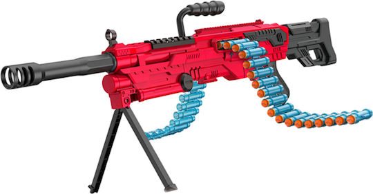 Techkidz Rafale Pușcă Sniper Motorizată cu Proiectile din Spumă Model Roșu Negru