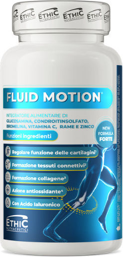EthicSport Fluid Motion Συμπλήρωμα για την Υγεία των Αρθρώσεων 60 ταμπλέτες