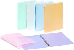 Clipboards & Form Holders Pp Viquel A4 4 Rings 25mm Various Pastel Colors 609135