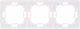 Kontakt-simon Triple Frame Basic White Bmr3/11
