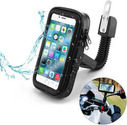 Suport Pentru Telefon Mobil Husă Impermeabilă Pentru Oglindă De Motocicletă și Bicicletă Telefon Până la 5.5''