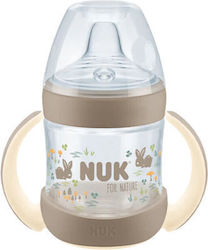 Nuk Nature Εκπαιδευτικό Μπιμπερό Πλαστικό με Λα...