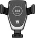 Avizar 360° Drehbarer Handyhalterung Auto Smartphone Kompatibel 10w Kabelloses Aufladen Schwarz
