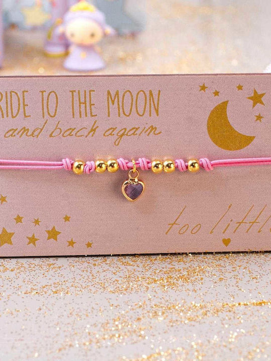 Too Little Kids Bracelet Macrame with Heart