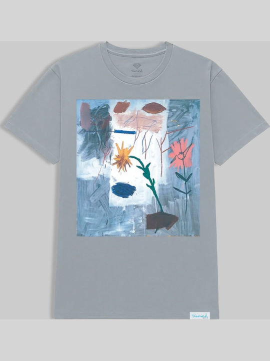 Diamond Supply T-shirt Γκρι