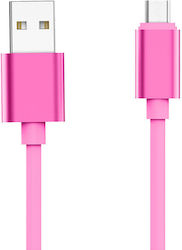 Jaym Kabel Micro-USB Zu USB-A 2,4A Lade Synchronisation Pop Collection 1,7m Rosa