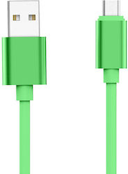 Jaym Kabel Micro-USB Zu USB-A 2,4A Lade Synchronisation Pop Collection 1,7m Grüne