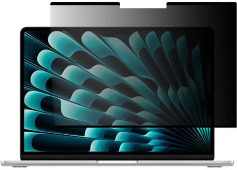 Mw Privacy Film Macbook Air 13” Washable Transparent Black