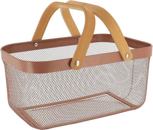 Arti Casa Καλάθι Αποθήκευσης Bamboo Καφέ 39x25x19.5cm