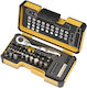 Felo Set de chei tubulare și clichet 1\4" 33buc