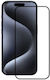 Mw Displayschutzfolie Für iPhone 15 Einfaches Glas Hüllenfreundlich Transparent