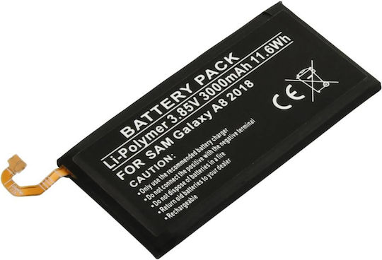 Avizar Резервна Батерия Galaxy A8 2018 3.85v 3000mah Li-polymer Черна