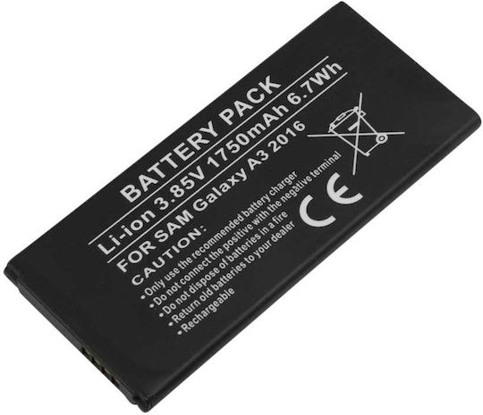 Avizar Battery Compatible Samsung Galaxy A3 2016 Li-ion 3.85v 1750mah 6.7wh
