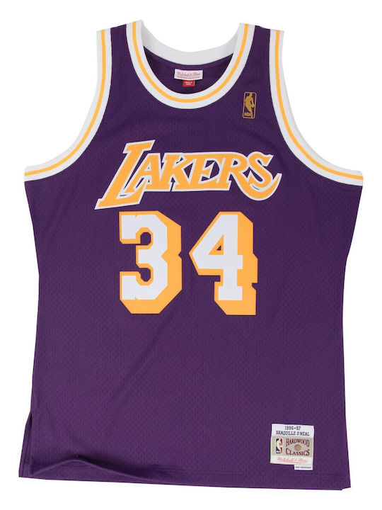 Lakers 1996 Shaquille O'Neal Ανδρική Φανέλα Εμφάνισης Μπάσκετ