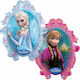 Disney Frozen Balloon 63 Cm 78 Cm Foil Uninflated Balloon Elsa & Anna Double-Sided Sent Deflated