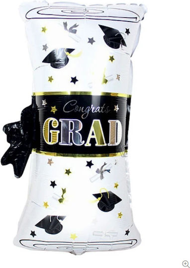 Balloon Foil Graduation Congratulations 30" Graduation Diploma Foil Balloon 42 X 77 Cm