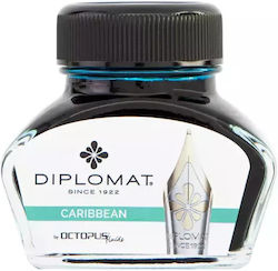 Diplomat Μελάνη Carribean Blue Ink 30 Ml