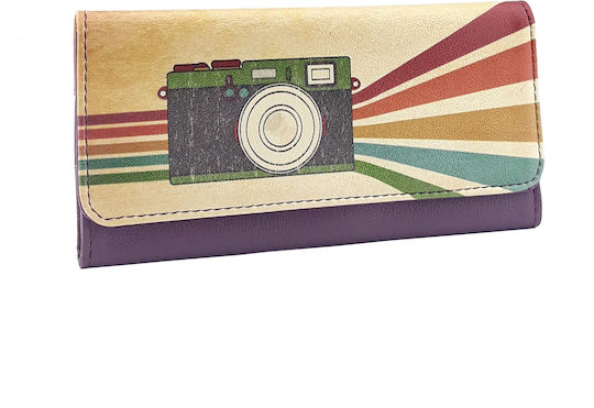 Καπνοθηκη Vegan Ρετρο Καμερα Pera Tobacco Pouch Vegan Retro Camera Purple