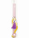 Easter Candle Disney Princess Flat Pink