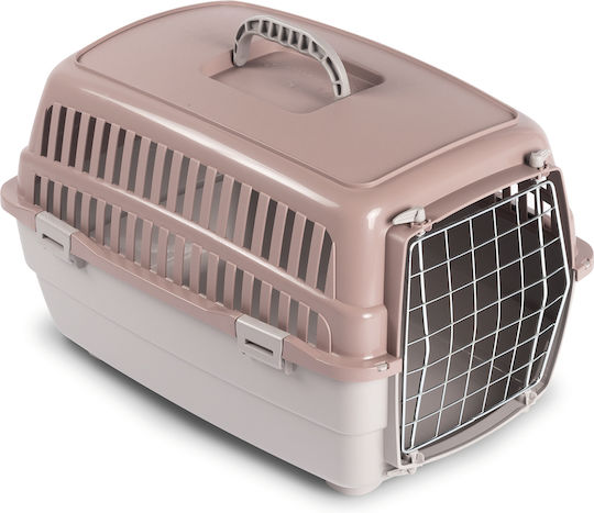 My Pet Κλουβί Μεταφοράς Σκύλου με Ρόδες Μπεζ 48x32x31cm