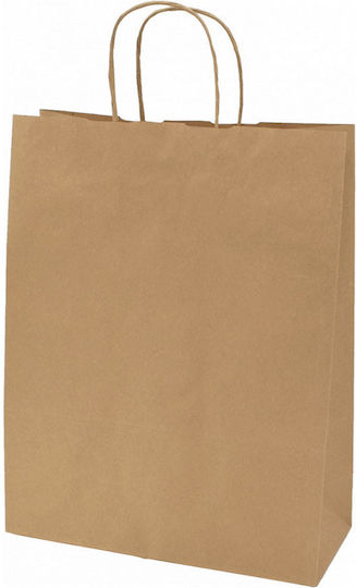 Ecocraft Paper Bag for Gift Brown 24x32cm.