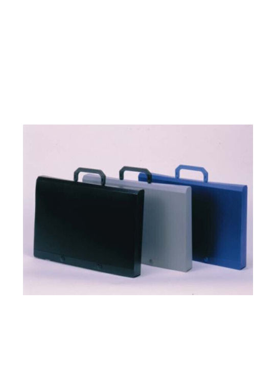 Geantă de Desen din Plastic cu cataramă 38x4x27cm Neagră
