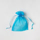 Organza Beutel Set/10 11,5×14cm Türkis