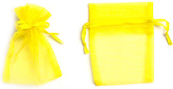 Punguță Din Organza Cu Panglică 10cm X 7.5cm Se...