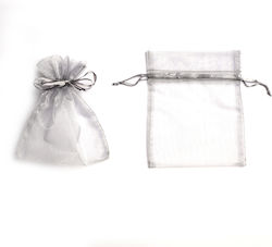 Πουγγί Οργάντζας Κορδελίτσα 14cm X 11.5cm Σετ 1...