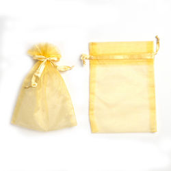 Organza Pouch Ribbon 17cm X 12cm Set 10pcs Pouo...