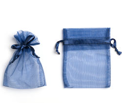Săculeț Din Organza Cu Panglică 10cm X 7.5cm Se...