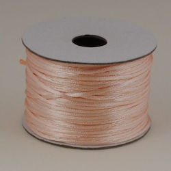 Kyriacou Κορδόνι Σατέν Ποντικοουρά 2mmx50m Peach Light Mstxxxxx-xx2x50-22xxxx