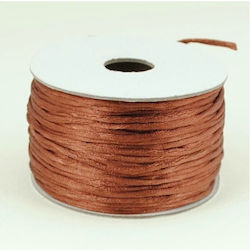 Kyriacou Κορδόνι Σατέν Ποντικοουρά 2mmx50m Brown Mstxxxxx-xx2x50-90xxxx