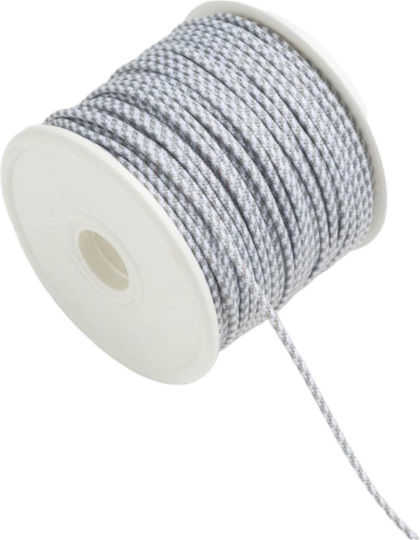 Kyriacou Matt Colored Laces 2mmx40m White-Gray Kobxxxxx-xx2x40-0104xx