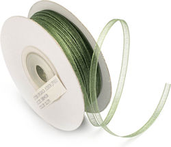 Κορδέλα Οργάντζα Soft Λεπτή Ούγια 3mm 50m Orgxxxxx-xx3x50 Λαδί
